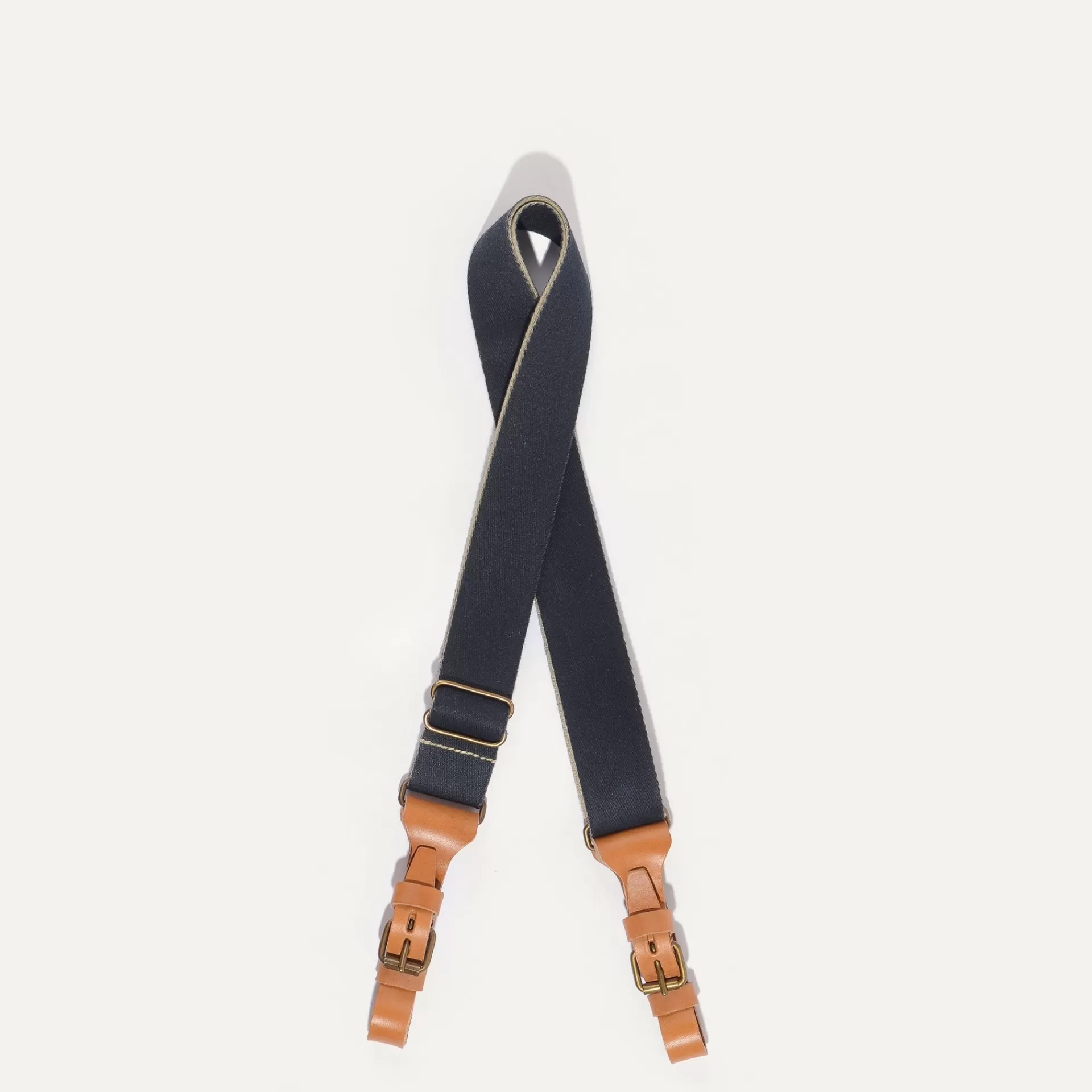 Femme Bleu de chauffe Bandouliere Stripe Musette