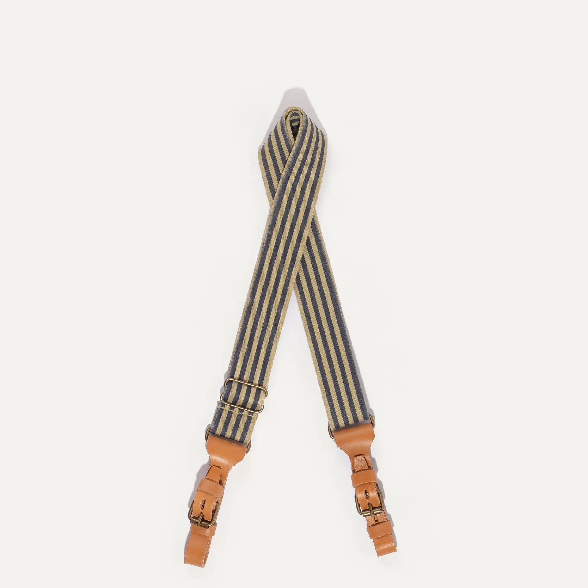 Femme Bleu de chauffe Bandouliere Stripe Musette