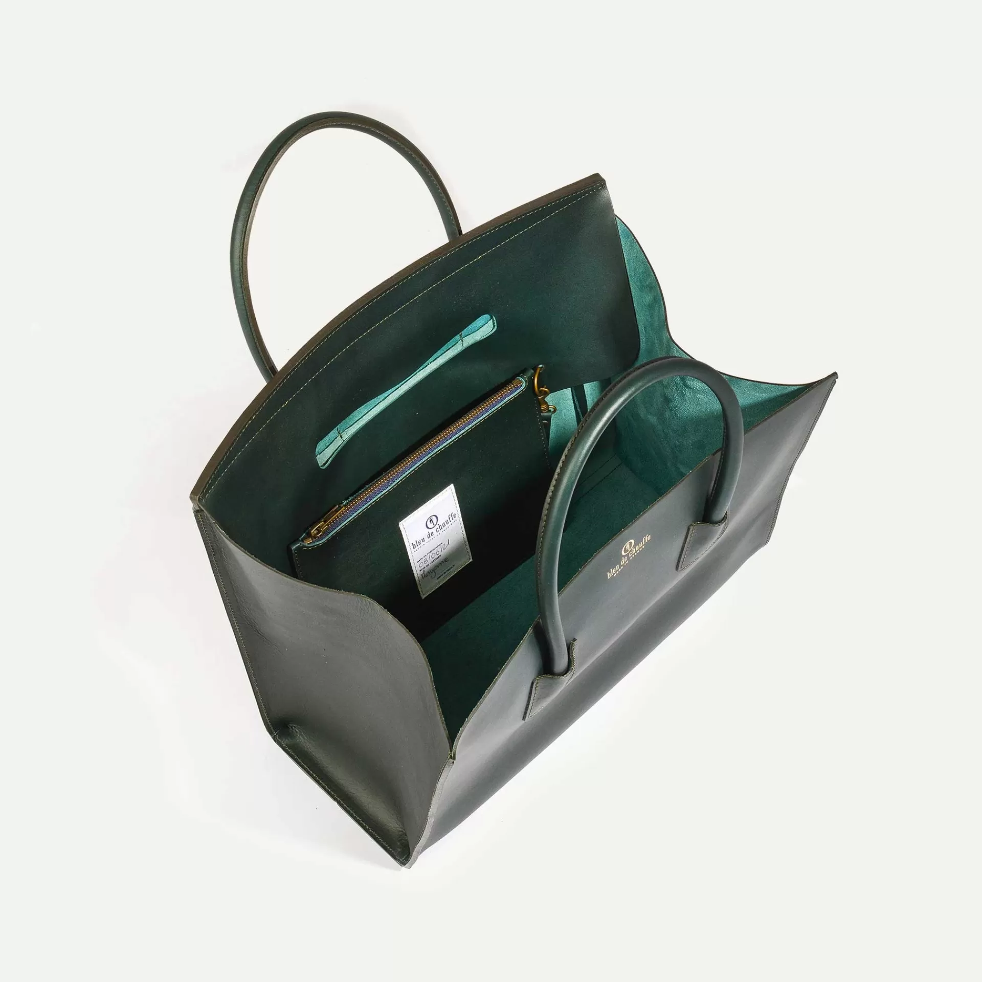 Femme Bleu de chauffe Cabas Origami L