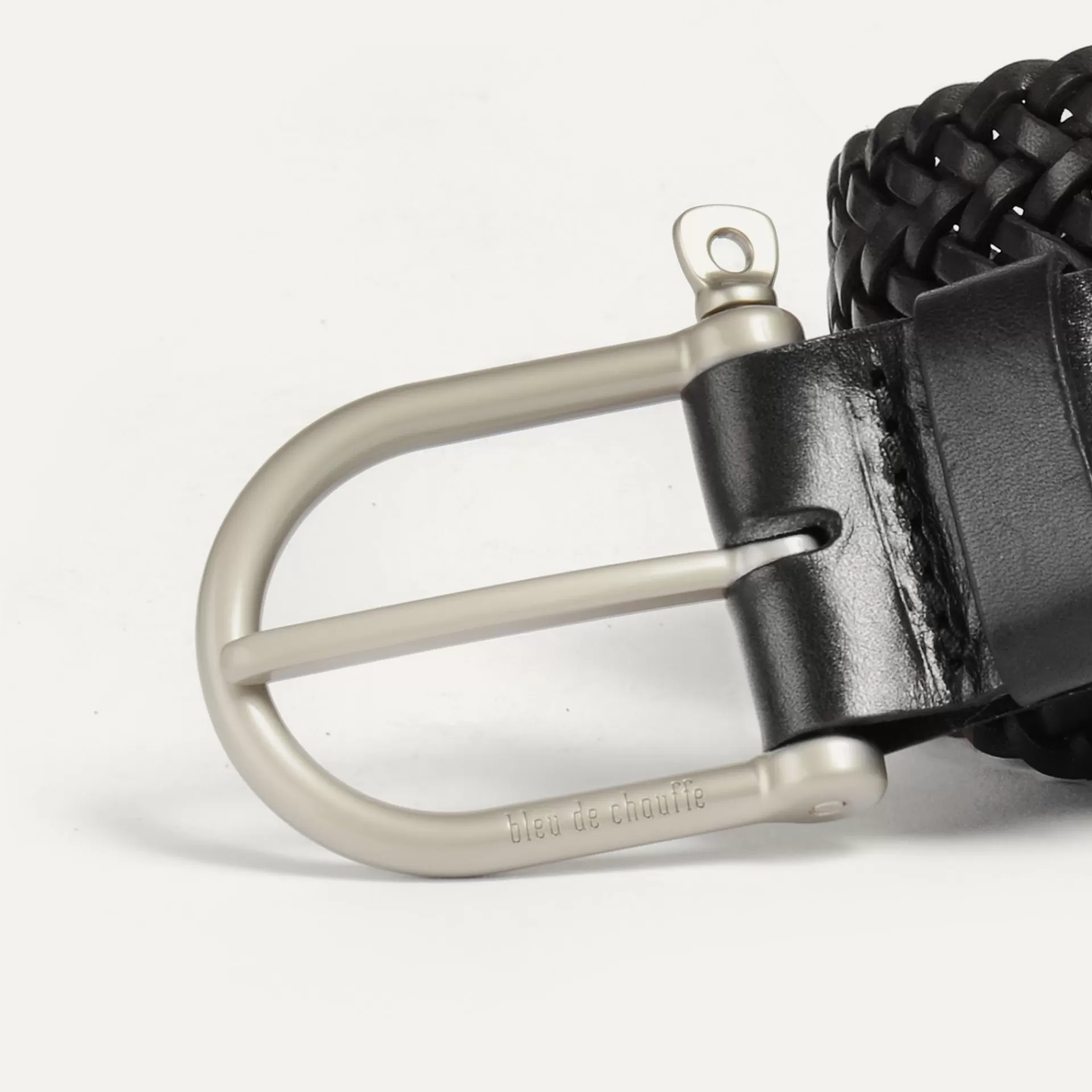 Homme Bleu de chauffe Ceinture Manille Tressee