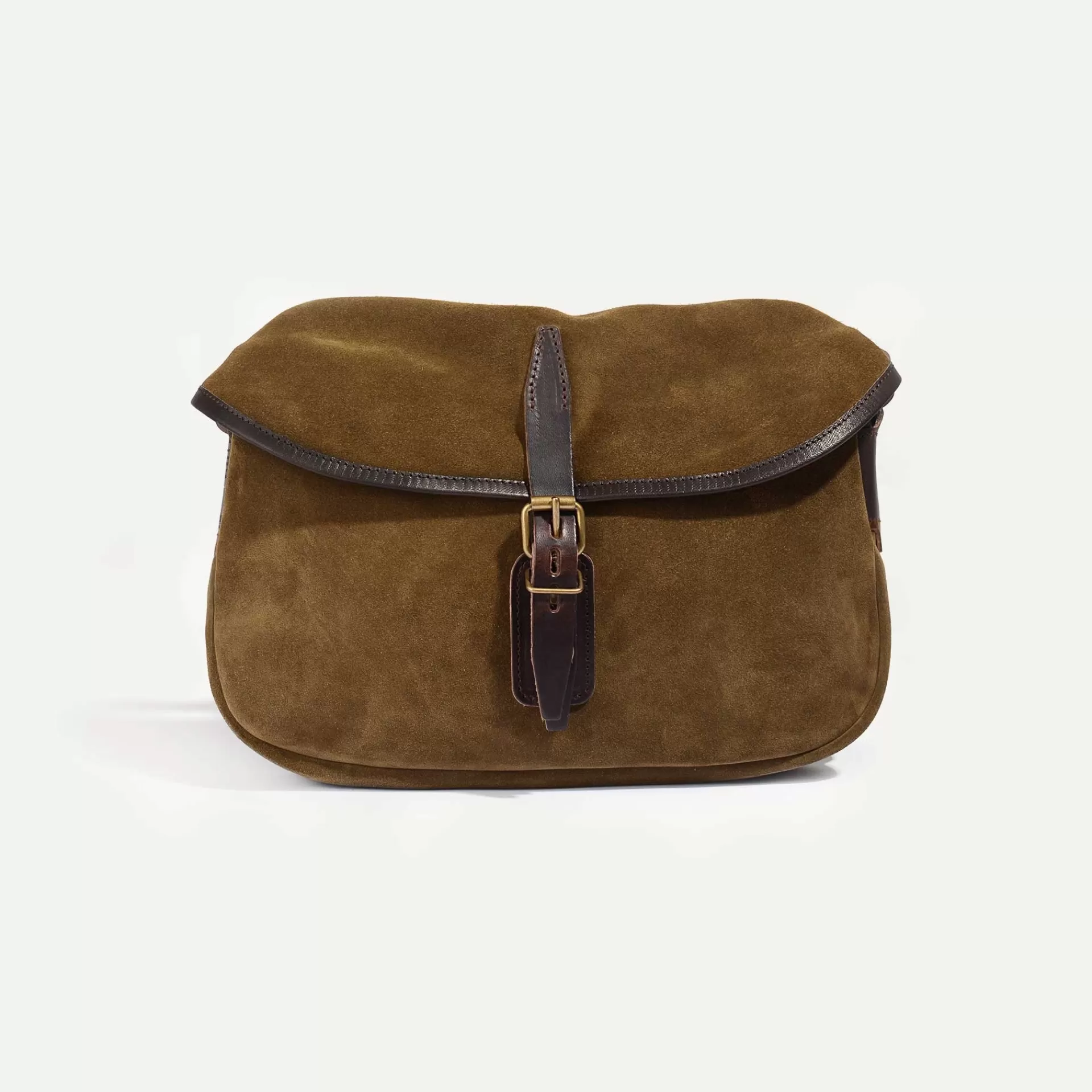 Femme Bleu de chauffe Musette Du Pecheur Xs / Cuir Velours