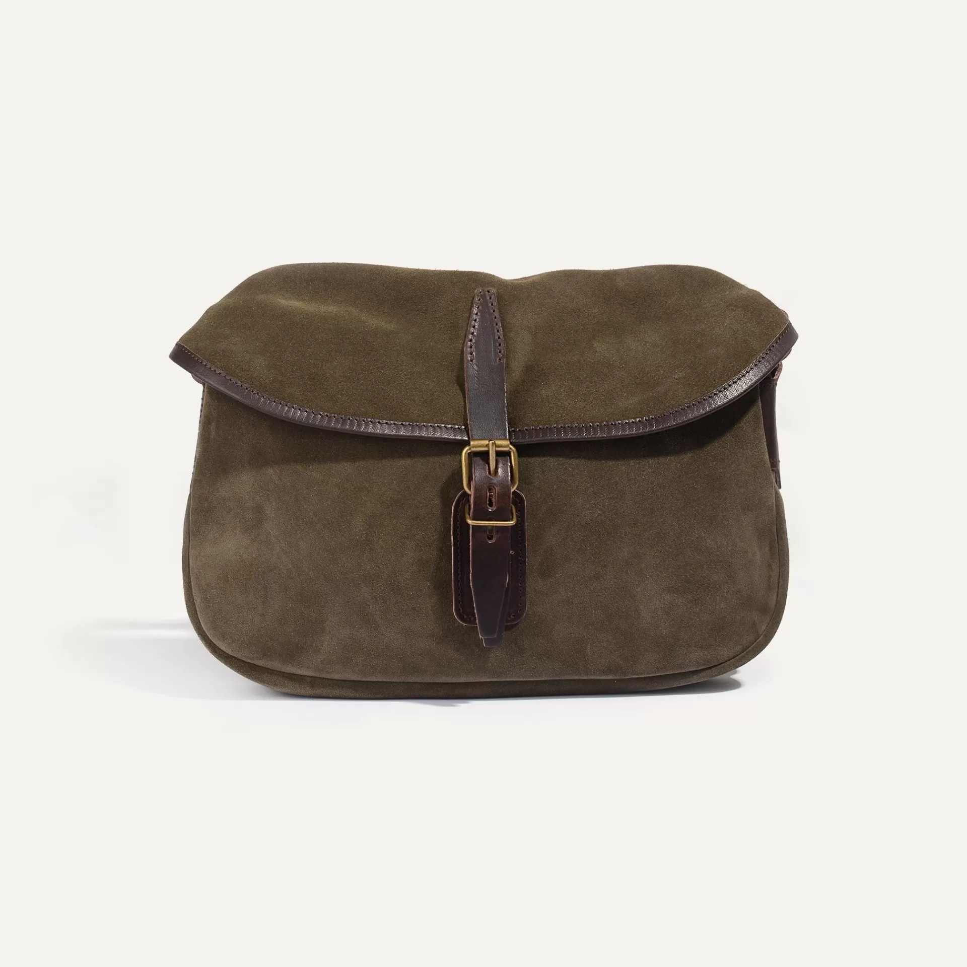 Femme Bleu de chauffe Musette Du Pecheur Xs / Cuir Velours