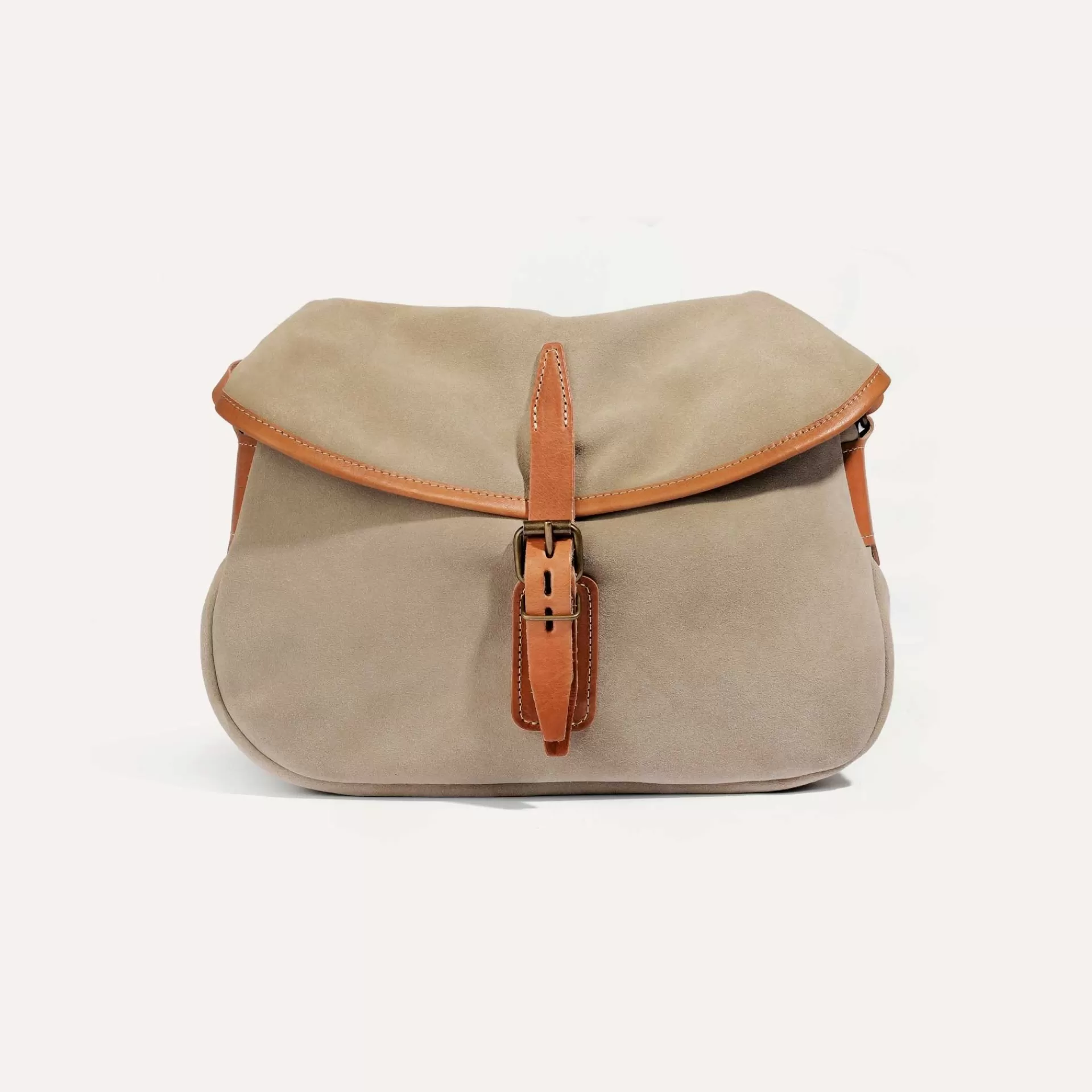 Femme Bleu de chauffe Musette Du Pecheur Xs / Cuir Velours