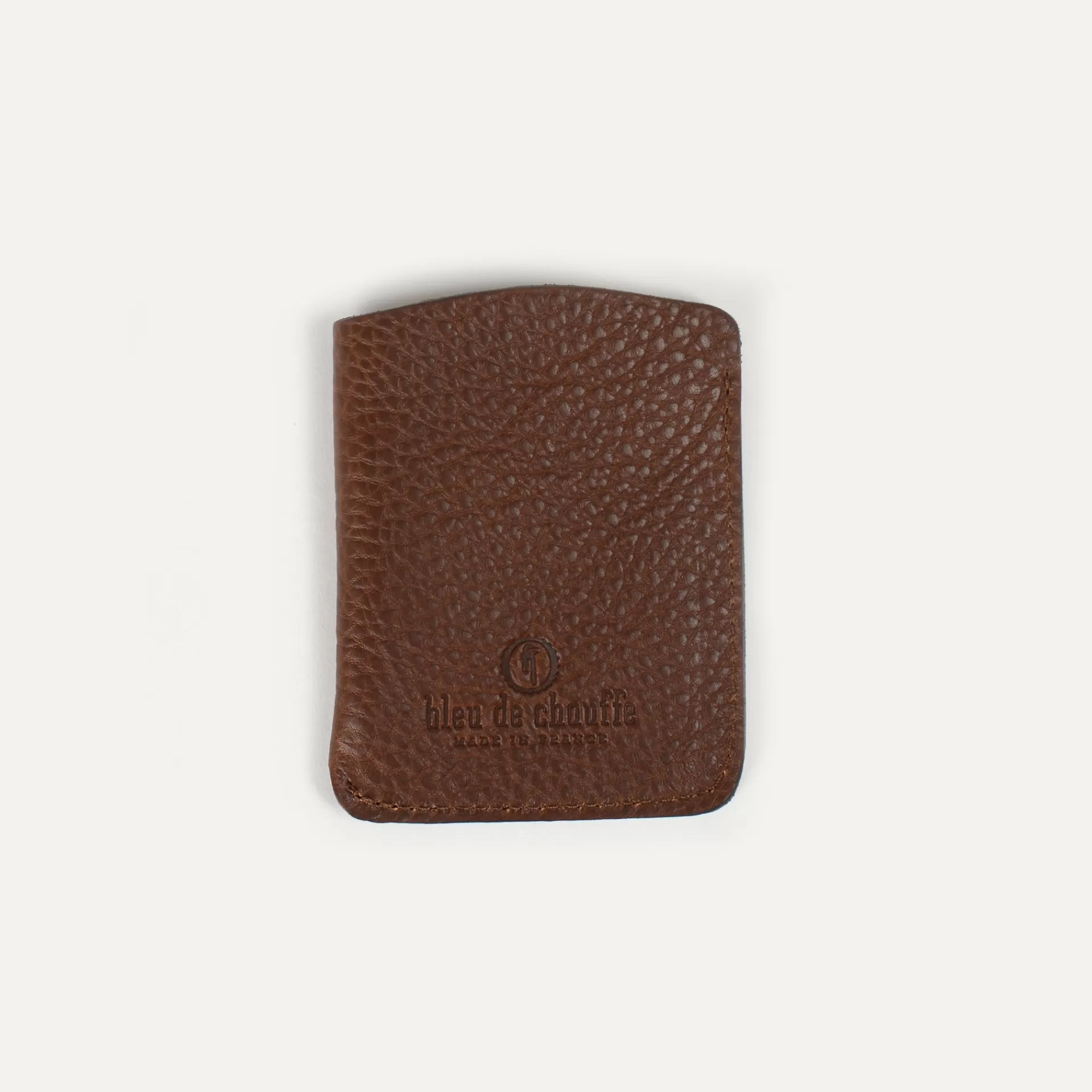 Femme Bleu de chauffe Porte Cartes Visites Intro