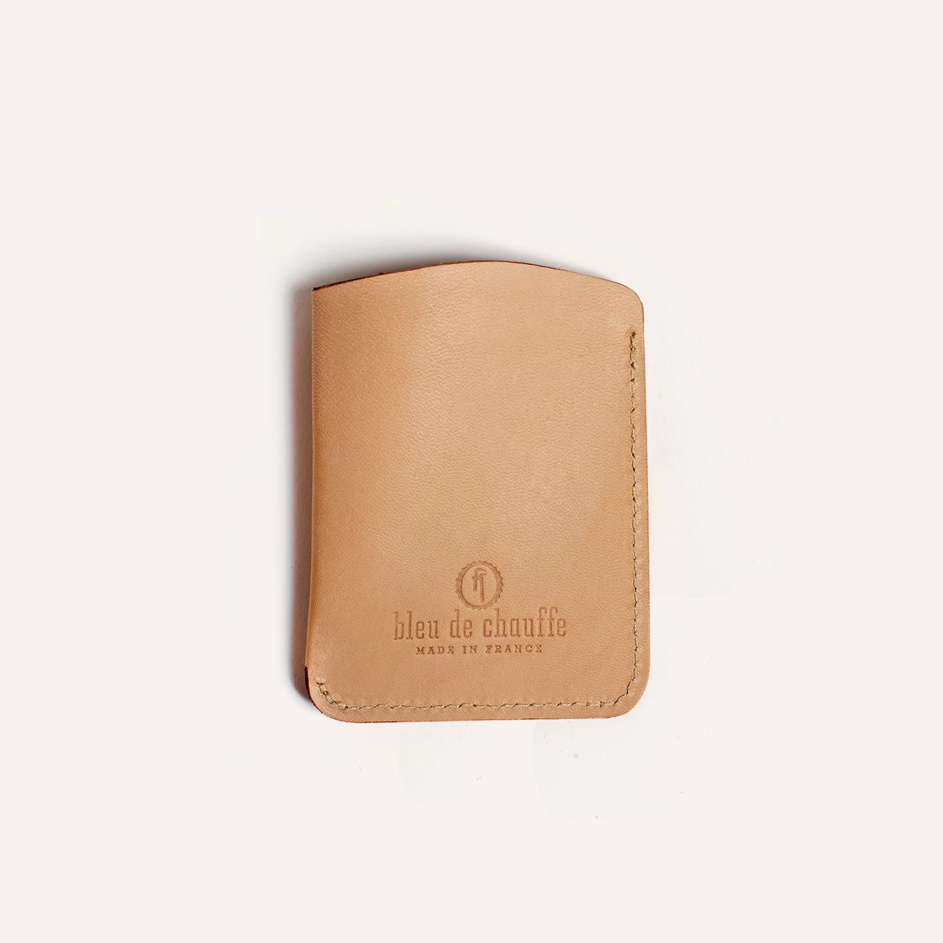 Homme Bleu de chauffe Porte Cartes Visites Intro