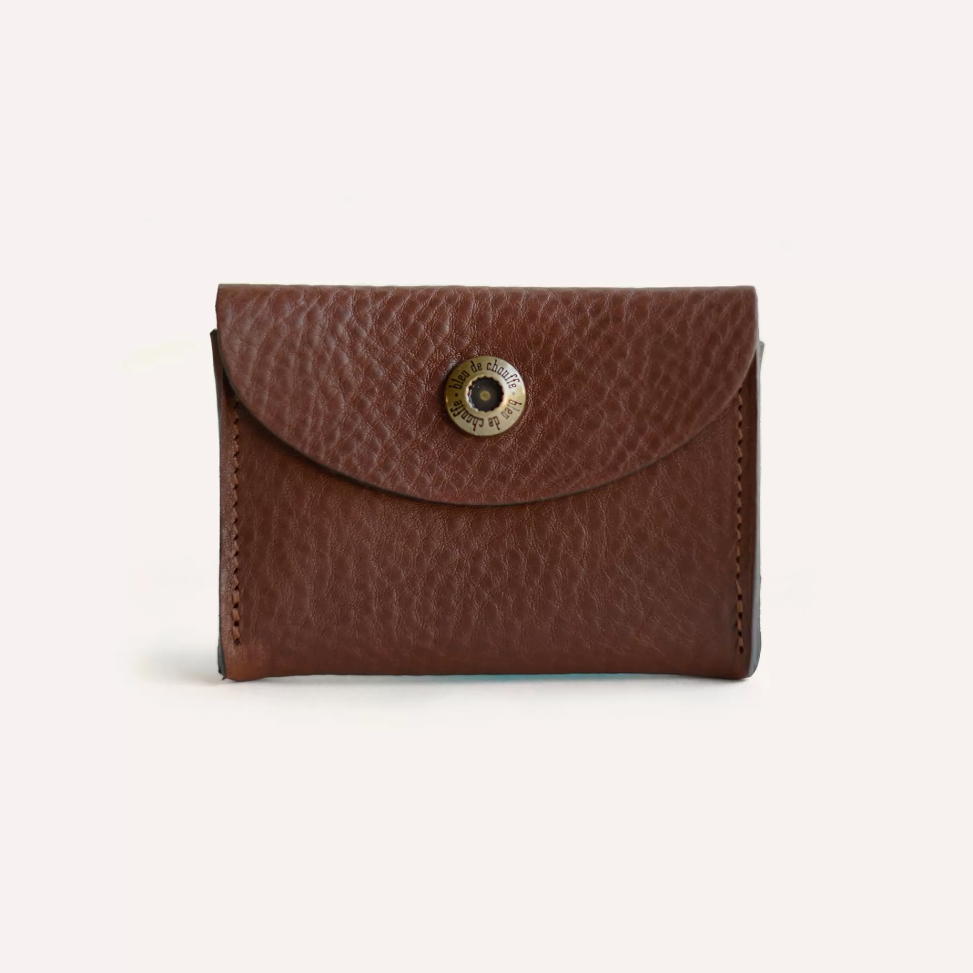 Homme Bleu de chauffe Porte Monnaie Du Cordonnier Talbin