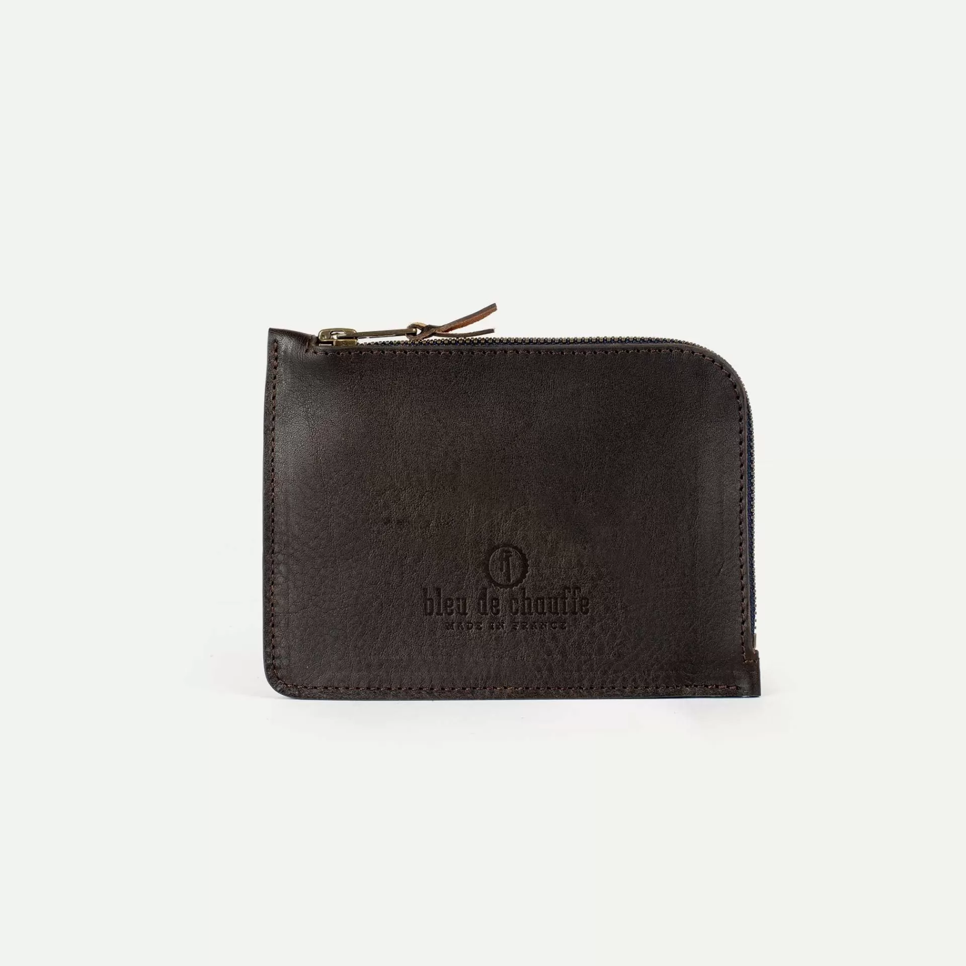 Femme Bleu de chauffe Porte Monnaie Zippe As / M