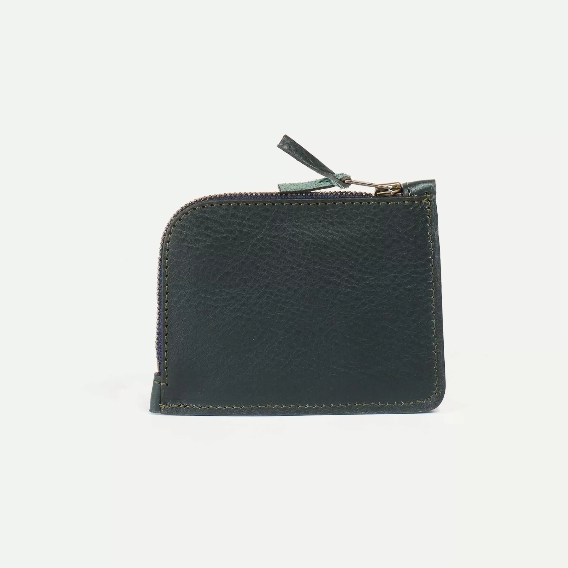 Femme Bleu de chauffe Porte Monnaie Zippe As / M