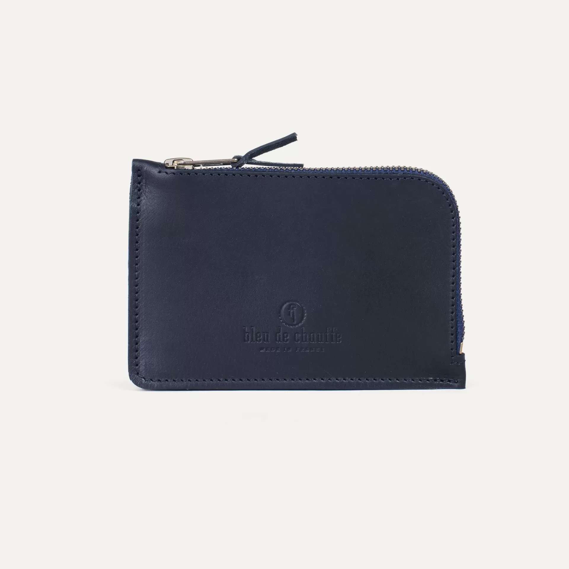 Femme Bleu de chauffe Porte Monnaie Zippe Pognon / L