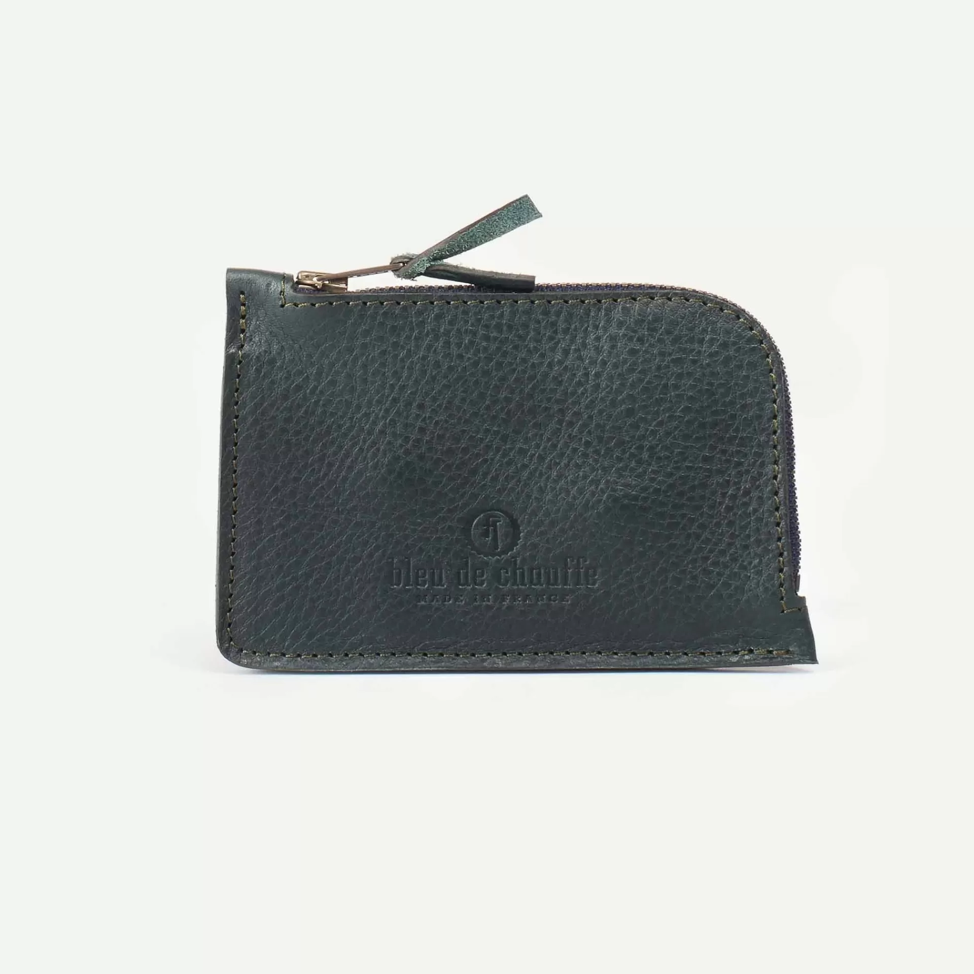 Femme Bleu de chauffe Porte Monnaie Zippe Pognon / L