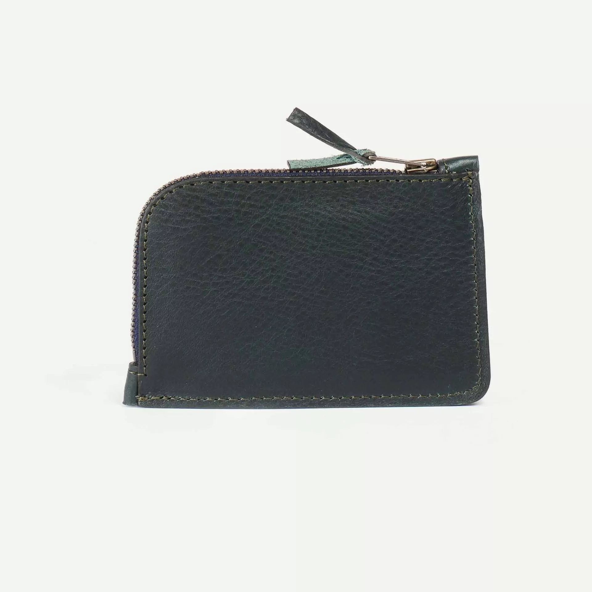 Femme Bleu de chauffe Porte Monnaie Zippe Pognon / L