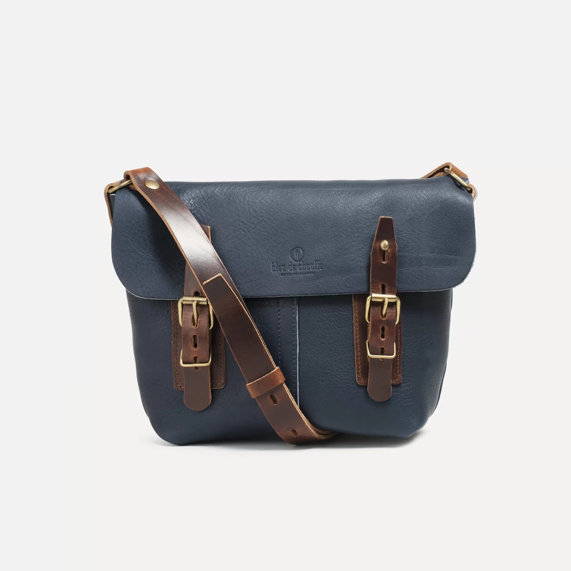 Femme Bleu de chauffe Sac Besace Louis