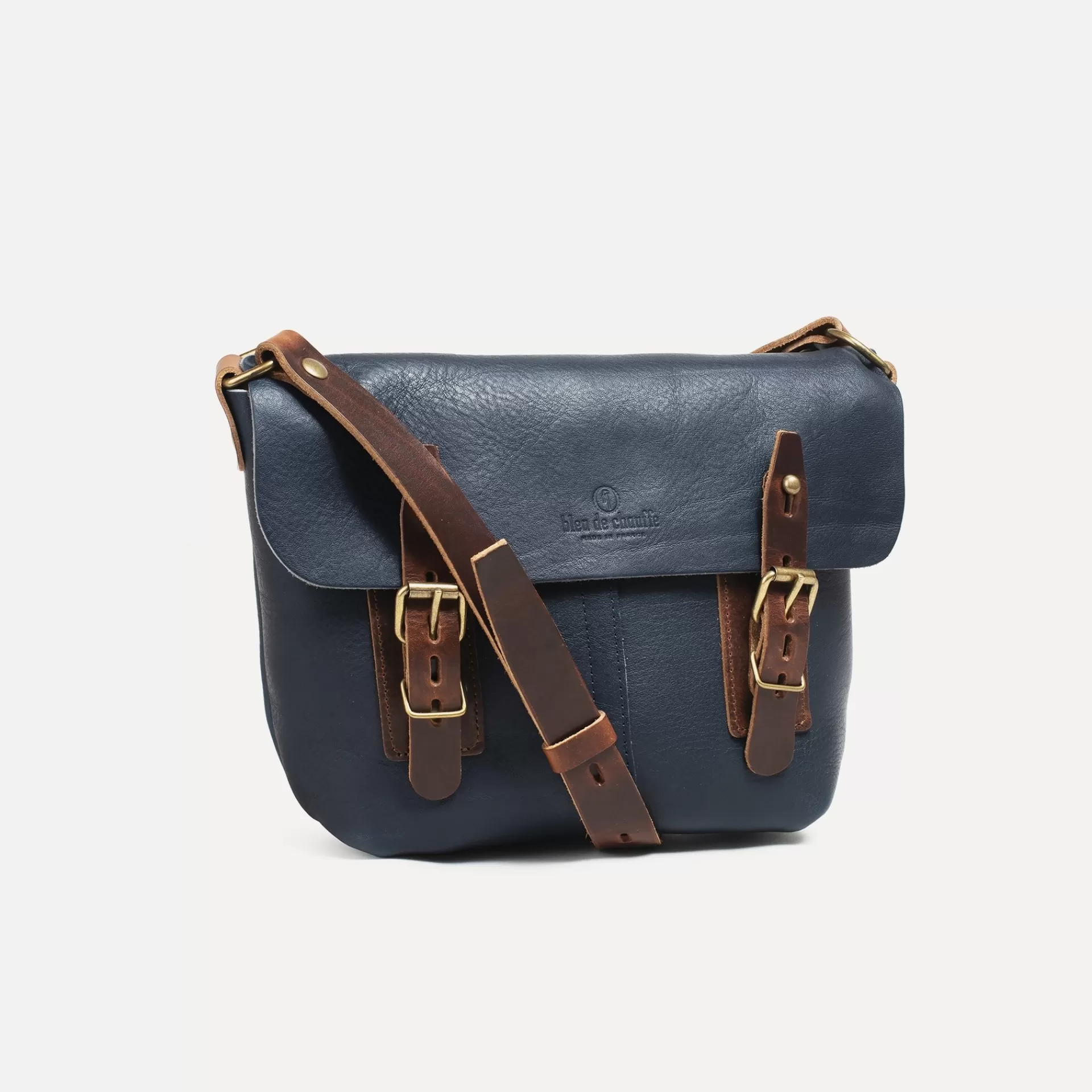 Femme Bleu de chauffe Sac Besace Louis