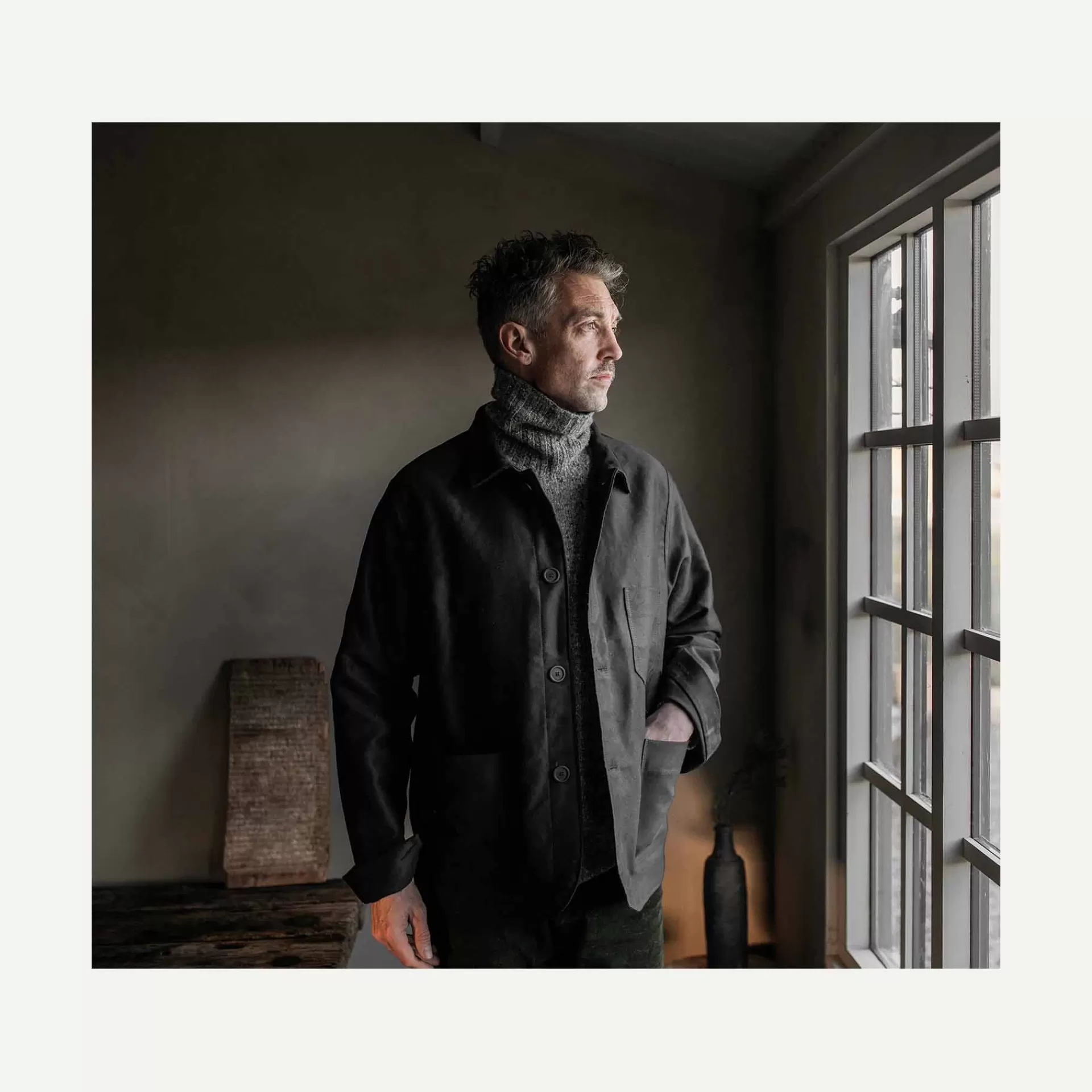 Homme Bleu de chauffe Veste De Travail Germinal